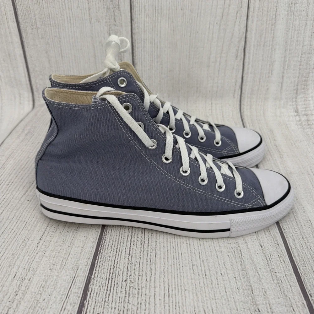 Converse Chuck Taylor All Star Sneakers Mens 10 Lunar Grey High Tops A13843F - Picture 5 of 11